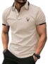MANSLOOK Polo T Shirt for Men || T Shirt for Man || Collar T Shirt Style Men (Packs Also Available) (Polo-40-43)