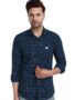 MANSLOOK Man Slim Fit Cotton Casual Check Shirt for Men