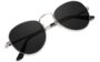 MANSLOOK Unisex combo offer pack of 2 shades Unisex Fashion Sunglasses Set, 2 Pairs, Metal Frame, Black and Silver – Combo2-180
