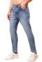 MANSLOOK Hills Men’s Ankle Length Denim Jeans | Slim Fit Ankle Jeans for Men | Casual Wear | No Alteration