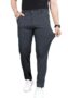 MANSLOOK Slim Fit Lycra Blend Pants for Men | Stretchable, Breathable Formal Trousers with Dual Side Pockets & Button Closure | Comfortable for Office, Travel & Casual Wear