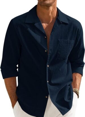 menʼs casual shirts