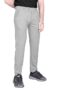 MANSLOOK Lycra Formal Trousers – Smart Fit Office Wear Pants with Elastic Waistband & Zip Fly