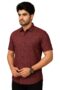 MANSLOOK Khaadi Plain Half Sleeve Casual Shirt | Regular Fit | Breathable & Lightweight | Summer Wear