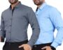 MANSLOOK Cotton Soild Combo Men Shirt Formmal Wear Office Wear Regular Fit Shirt