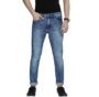 MANSLOOK Indian Garage Co Men’s Slim Fit Mid Rise Solid Mid-Rise Stretchable Jeans