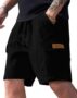 MANSLOOK Authentics Classic Men’s Ribbed Polycotton Relaxed Fit Cargo Stretch Shorts || Half Pant with Drawstring & 4 Pockets || Lightweight & Quick Dry || Men Shorts Casual ||Shorts Pant for Men