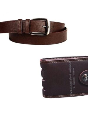 mens wallet combo belt