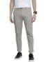 MANSLOOK Indian Garage Co Men’s Slim Fit Mid Rise Solid Mid-Rise Elasticated Linen Trousers