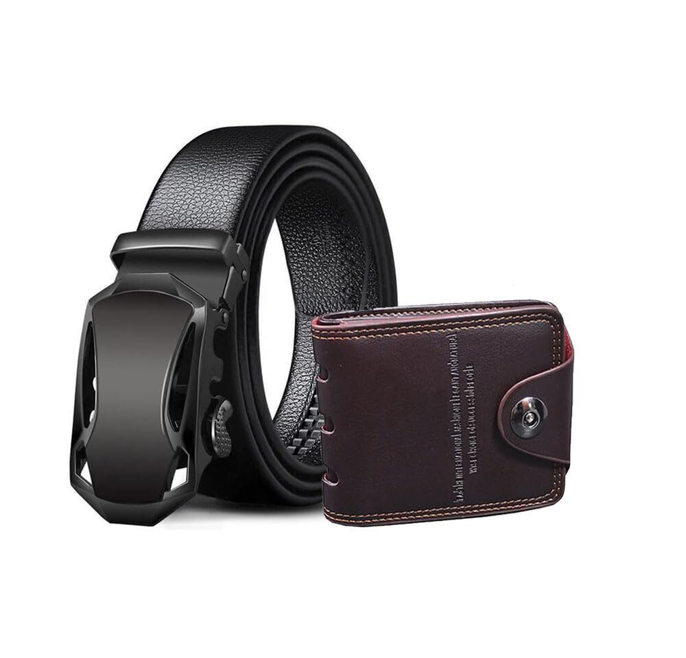 mens wallet combo belt