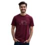 MANSLOOK Men’s Cotton Regular Fit Letter Print T-Shirt
