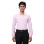 MANSLOOK Avenue Men’s Slim Fit Solid Pattern Polyester Cotton Blend Semi Cutaway Collar Full Sleeve Formal Shirt