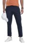MANSLOOK Indian Garage Co Men’s Slim Fit Mid Rise Solid Mid-Rise Elasticated Linen Trousers