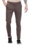 MANSLOOK Indian Garage Co Men Slim Fit Solid Mid-Rise Stretchable Chinos Brown
