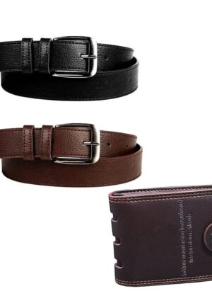 mens wallet combo belt