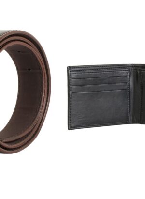 mens wallet combo belt