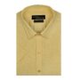 MANSLOOK Men’s Half Sleeves Solid Plain Regular Fit Cotton Linen Formal Shirts(GCR140)