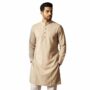 MANSLOOK Men’s Ethnic Traditional Straight Kurta | High Neck Full Sleeves | Traditional Indian Festive Kurta | Stylish Casual and Wedding