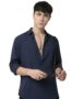 MANSLOOK Cotton Casual Solid Stylish Classic Collar Slim Fit Shirt