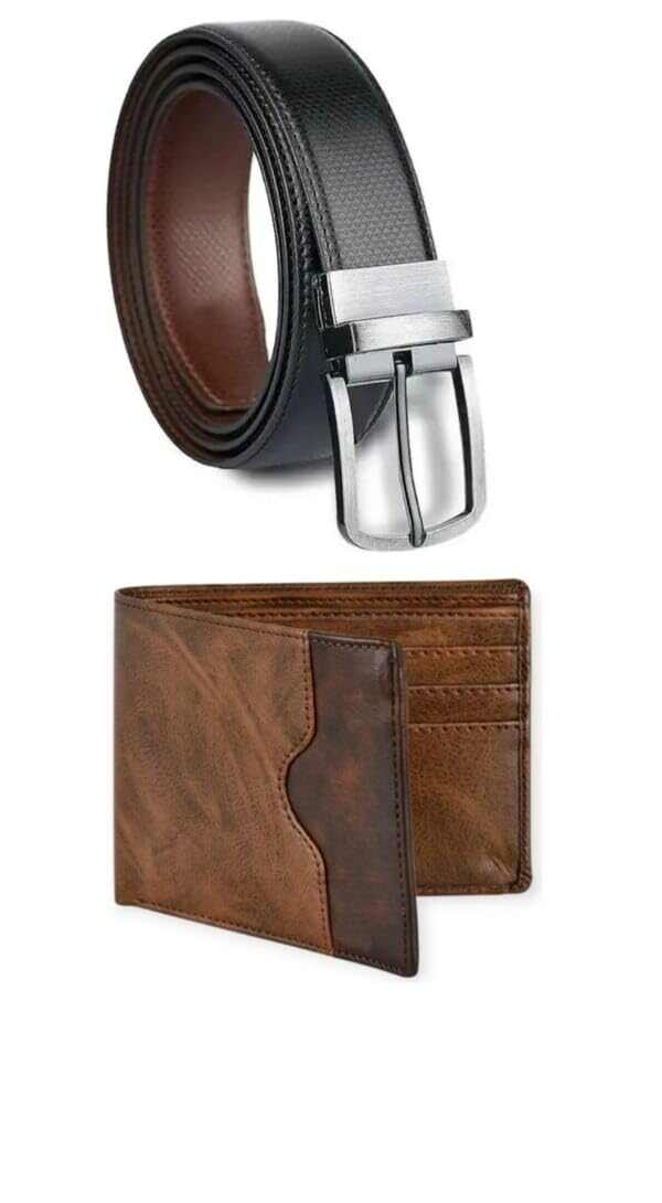 mens wallet combo belt