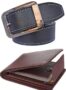 MANSLOOK Belt Wallet combo for men and boys QL35 Size (28-42)