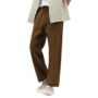 MANSLOOK Fashion Men’s Loose Fit Solid Linen Blend Trousers Non-Stretchable