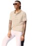 MANSLOOK Jonney Men’s Striped Cotton Rich Polo T Shirt | Collar Tshirts | Half Sleeves | Stripe-Regular Fit-MACK640589