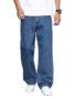 MANSLOOK Men’s Loose Fit Baggy Jeans – Relaxed Wide Leg Denim with Fashionable Urban Streetwear Look