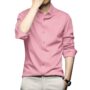 MANSLOOK Men’s Stylish Solid Satin Casual Shirt for Men Full Sleeves| Poly Satin Silk Shirt