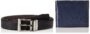 MANSLOOK of Wallet for Men & Black-Brown Reversible Belt for Men(ARK-BL-02-WL-01)