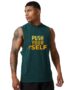 MANSLOOK Tank Tops Sleeveless T-Shirt for Men Dry Fit Vest Gym Wear Graphic Printed Stylish Round Neck Running Sando for Sports Workout Fitness & Casual or Beach Wear