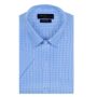 MANSLOOK Men’s Half Sleeves Formal Regular Fit Cotton Check Shirt(Multi,GO543)