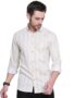MANSLOOK Man Men Cotton Classic Slim Fit Opaque Striped Casual Shirt