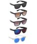 MANSLOOK Club Classic Square Sunglasses Set of 5 Pack, Multiple Lens Colours, UV Protection, Men Women Unisex Sunglasses