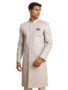 MANSLOOK Men’s Grey Sherwani Only Top | Imported Jacquard Sherwani For Men
