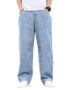 MANSLOOK Men’s Straight Fit Denim Jeans – Modern Regular Cut with Soft Fabric for Effortless Casual and Smart Look