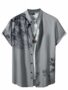MANSLOOK Men Regular Fit Floral Print Cut Away Collar Casual Shirt
