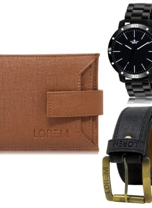 mens wallet combo belt
