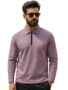 MANSLOOK Men’s Cotton Blend Full Sleeve Regular Fit Polo T-Shirt