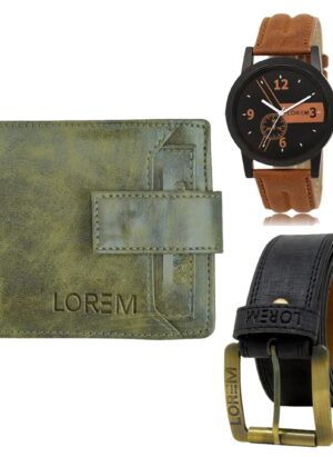 mens wallet combo belt