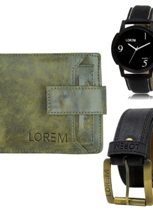 mens wallet combo belt