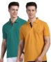 MANSLOOK Cozi Men Cotton Solid Regular Fit Polo Shirt