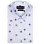 MANSLOOK Men’s Breathable Cotton Half Sleeves Regular Fit Printed Formal Shirt for Men (GCR149)