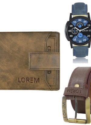 mens wallet combo belt