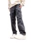 MANSLOOK Men High Rise Cargo Jeans | Jeans Pant | Baggy Loose Fit Cotton Jeans