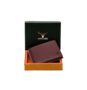 MANSLOOK HIDE Maroon Leather Wallet for Men I Handcrafted I 4 Credit/Debit Card Slots I 2 Currency Compartments I 1 Transparent ID Window