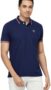 MANSLOOK Mens Cotton Regular Fit Solid Polo T-Shirt