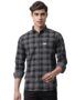 MANSLOOK Man Cotton Checkered Slim Fit Casual Shirt For Men