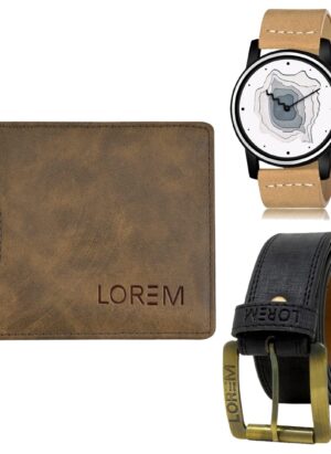 mens wallet combo belt