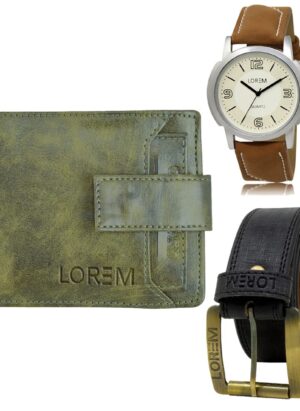 mens wallet combo belt